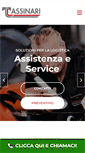 Mobile Screenshot of gruppotassinari.it
